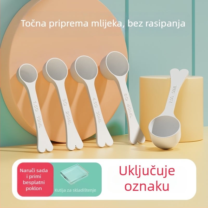 Žlica za mjerenje formule za bebe – set dozirnih žlica, prehrambeni PP