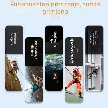 PVC otporna sigurnosna podložnica za pojas, otporna na habanje, za spašavanje i avanturu: istraživanje špilja, penjanje, canyoning, brz pad i prelazak kroz vodu
