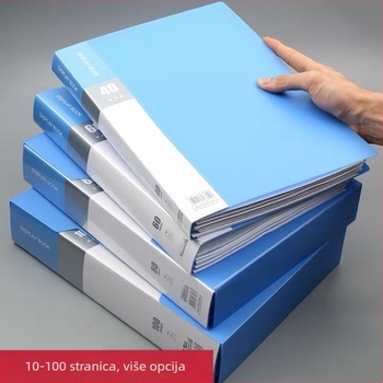 Plastična mapa podataka, 10 stranica, model Data booklet 10-100, debljina 1