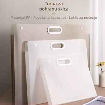 Prijenosni album za crteže sa kopčom, PP materijal, skladišna mapa za umjetnost