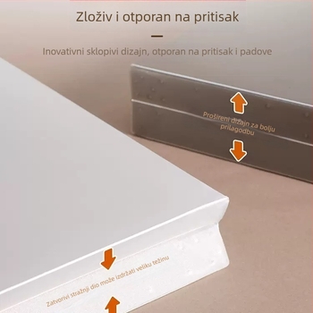 Prijenosni album za crteže sa kopčom, PP materijal, skladišna mapa za umjetnost