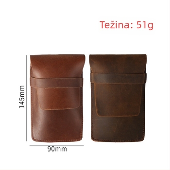 Forten kožna torbica za cigare – jednostavan stil, lagani luksuz, prijenosno skladištenje cigara