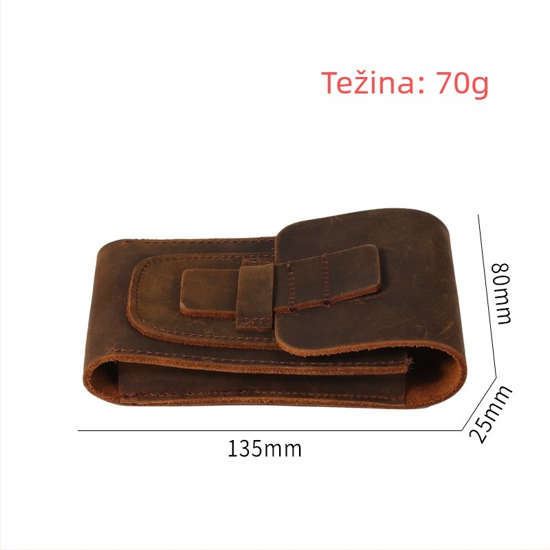 Forten kožna torbica za cigare – jednostavan stil, lagani luksuz, prijenosno skladištenje cigara