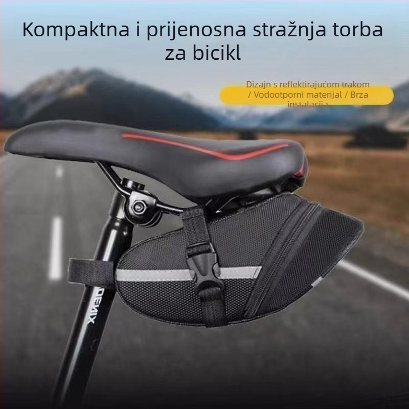 Torba za sjedalo bicikla, PVC, model 086, udobna i praktična