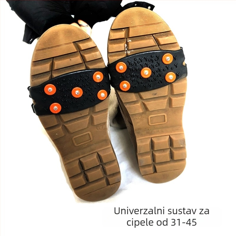 MUXIN CAMP Protuklizne navlake za obuću, TPE materijal, za led i snijeg