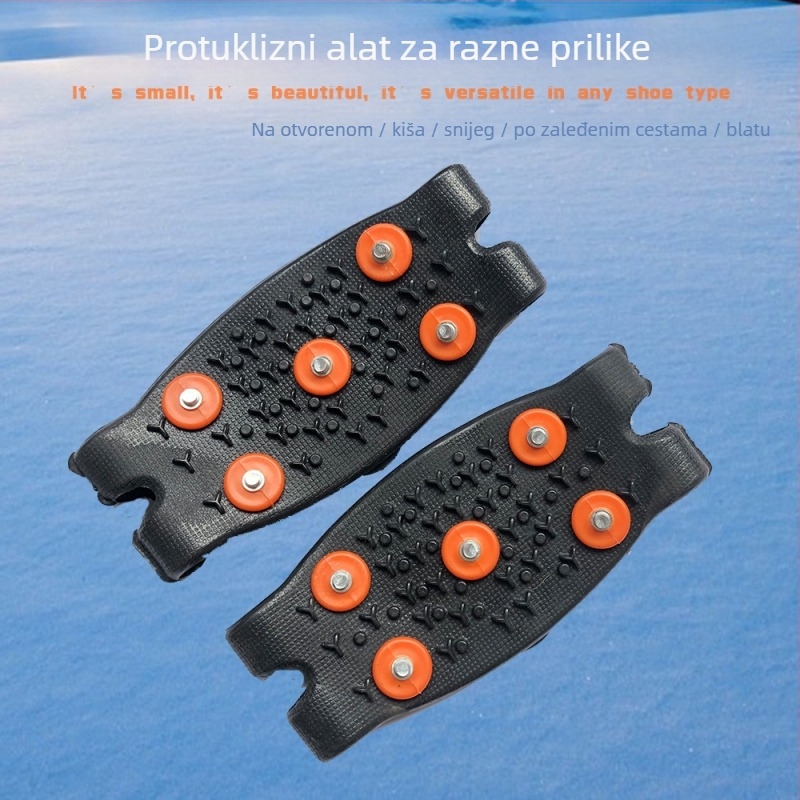 MUXIN CAMP Protuklizne navlake za obuću, TPE materijal, za led i snijeg