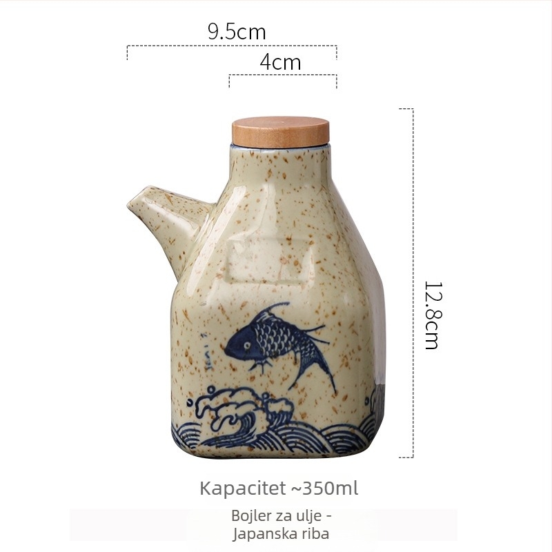 Amber Art keramička posuda za ulje i boca za umake, keramički materijal, novi kineski stil, kvaliteta prve klase
