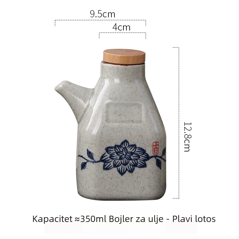 Amber Art keramička posuda za ulje i boca za umake, keramički materijal, novi kineski stil, kvaliteta prve klase