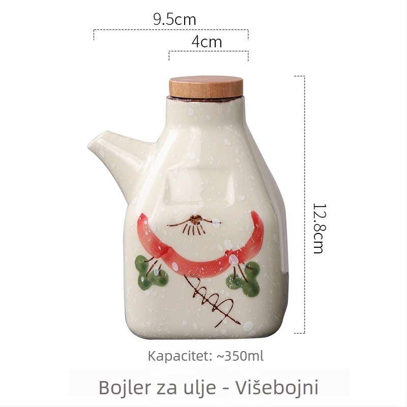 Amber Art keramička posuda za ulje i boca za umake, keramički materijal, novi kineski stil, kvaliteta prve klase