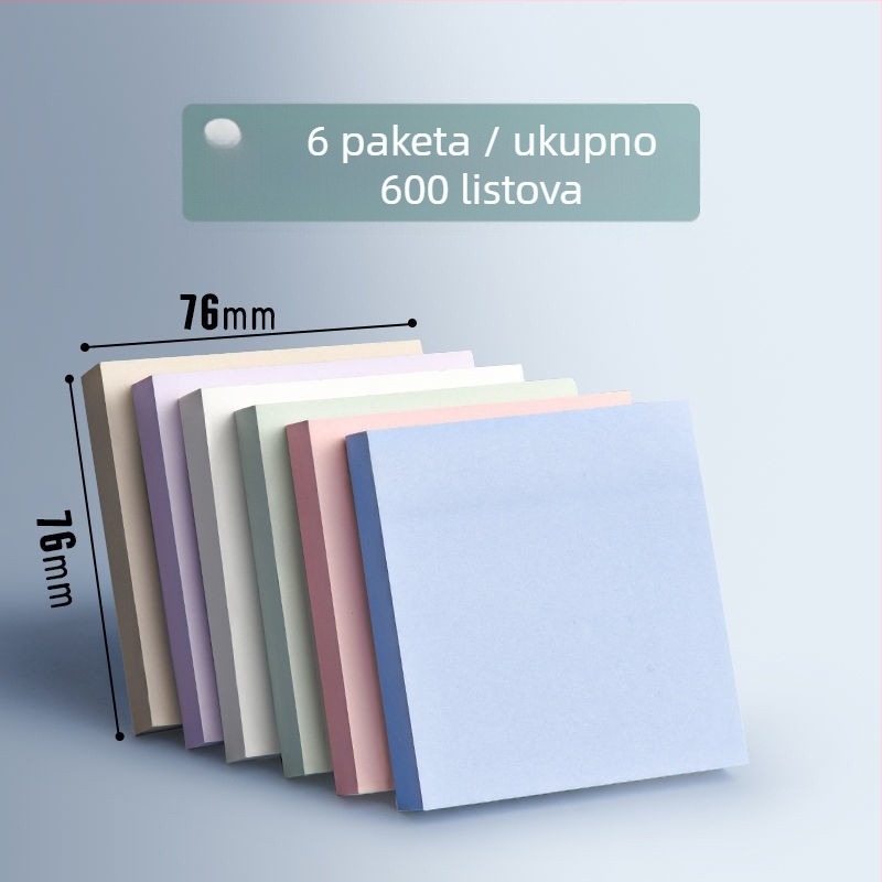 Post-it bilješke – samoljepljive, 100 listova, Off the Grass marka, za učenike i bilješke za zadatke, bez IP autorizacije