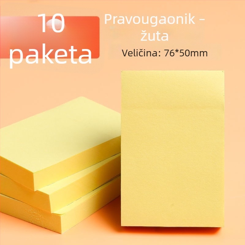 Post-it bilješke – samoljepljive, 100 listova, Off the Grass marka, za učenike i bilješke za zadatke, bez IP autorizacije