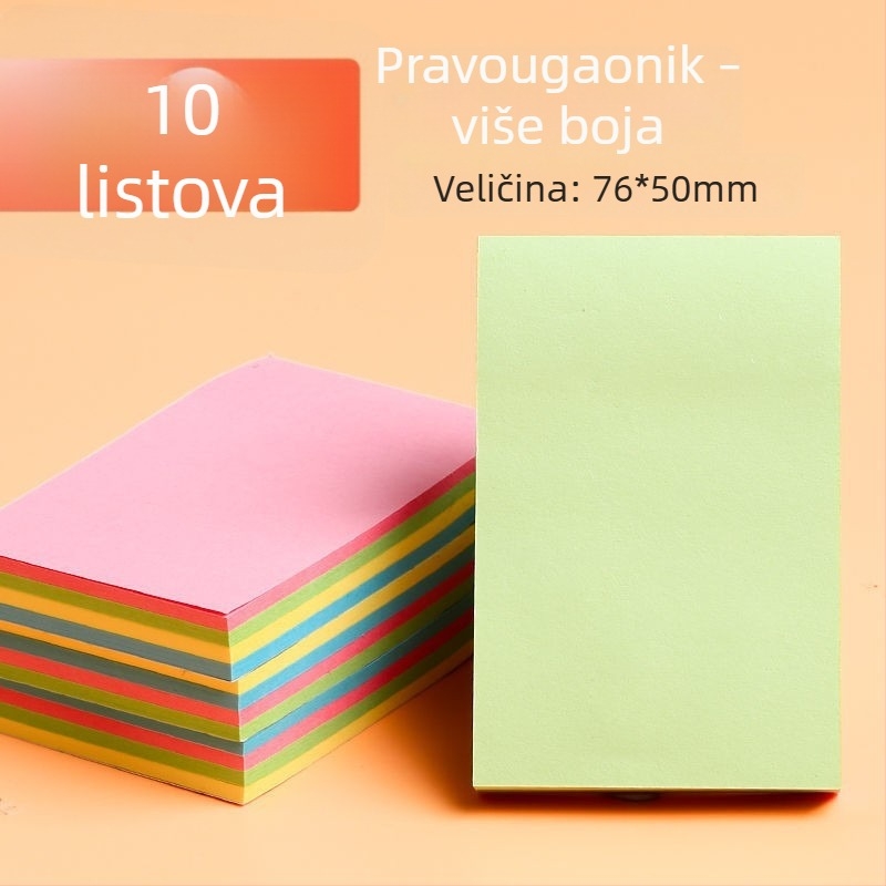 Post-it bilješke – samoljepljive, 100 listova, Off the Grass marka, za učenike i bilješke za zadatke, bez IP autorizacije