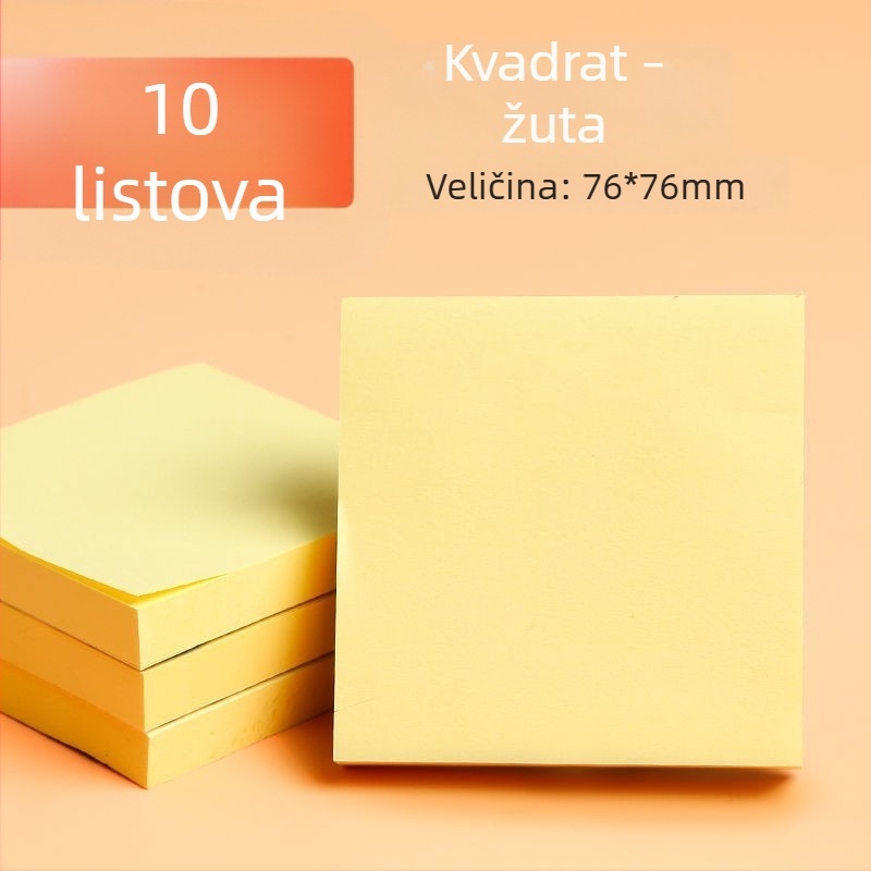 Post-it bilješke – samoljepljive, 100 listova, Off the Grass marka, za učenike i bilješke za zadatke, bez IP autorizacije