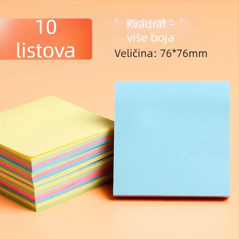 Post-it bilješke – samoljepljive, 100 listova, Off the Grass marka, za učenike i bilješke za zadatke, bez IP autorizacije