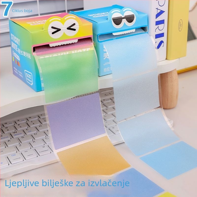 Indeksna bilješka s izvlačnom funkcijom i prozirnim stranicama, 105/108 unutarnjih stranica za učenike