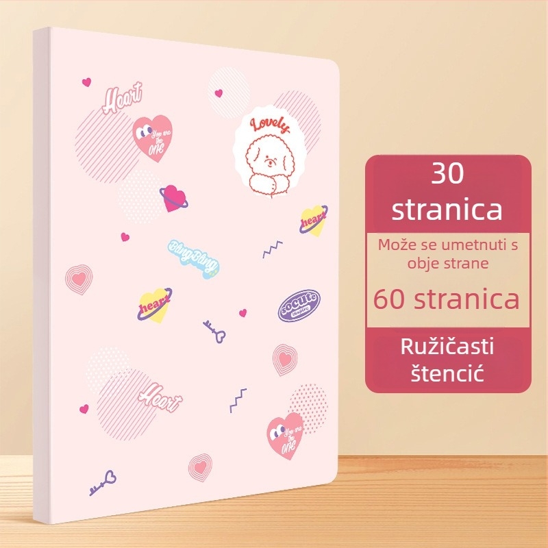 Prozirna A4 datoteka s umetnutim stranicama — materijal: PP; Brand: Drugo; Model: Drugo; IP ovlaštenje: Ne