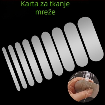 Casido Set alata od nehrđajućeg čelika za tkanje mreže — ručno tkanina mrežna ploča, komplet alata