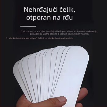 Casido Set alata od nehrđajućeg čelika za tkanje mreže — ručno tkanina mrežna ploča, komplet alata