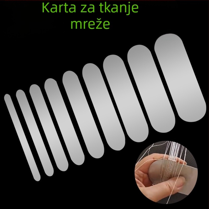 Casido Set alata od nehrđajućeg čelika za tkanje mreže — ručno tkanina mrežna ploča, komplet alata