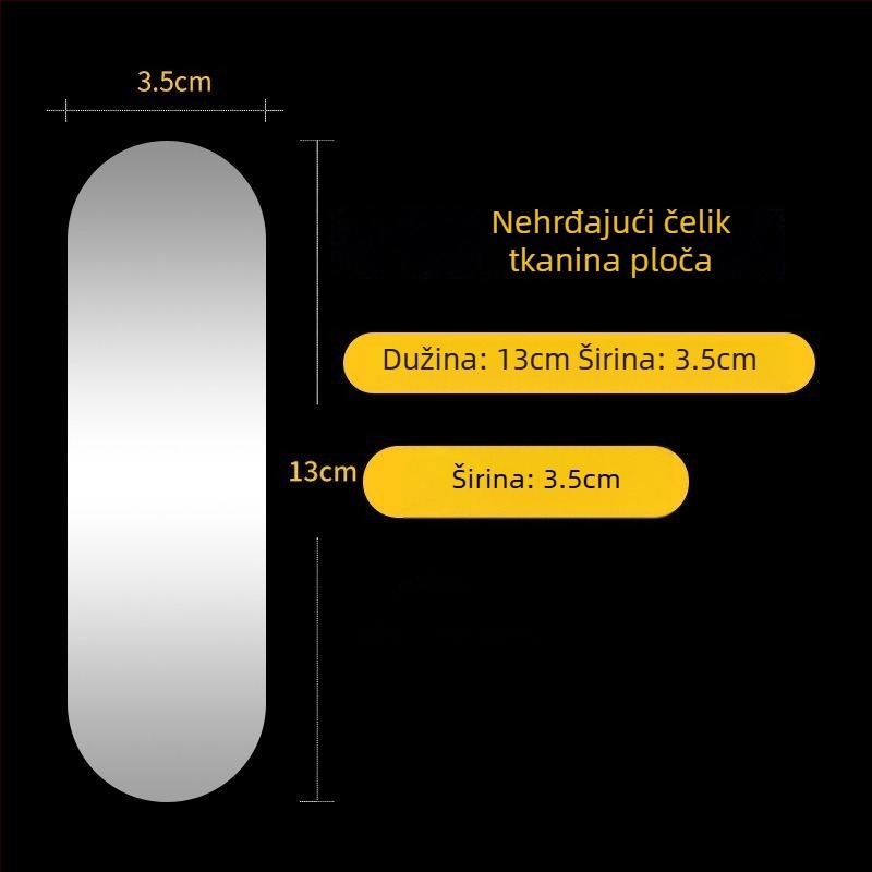 Casido Set alata od nehrđajućeg čelika za tkanje mreže — ručno tkanina mrežna ploča, komplet alata