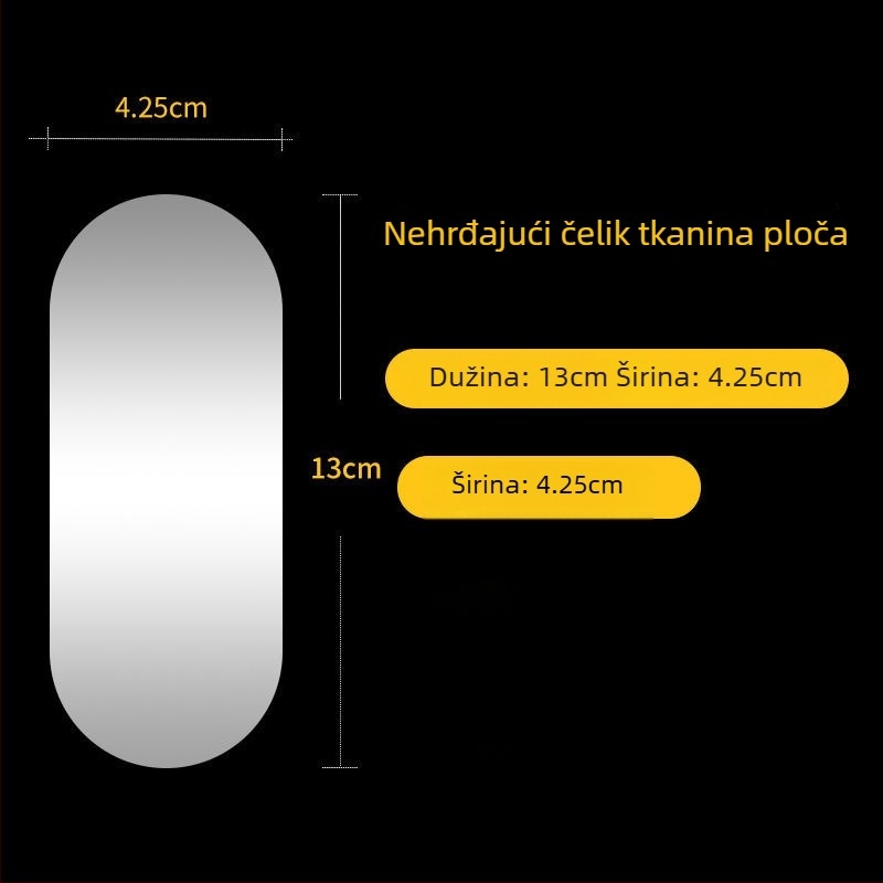 Casido Set alata od nehrđajućeg čelika za tkanje mreže — ručno tkanina mrežna ploča, komplet alata