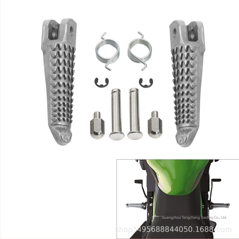 Prednja nožna pedala za Kawasaki Ninja 400 ZX-4RR Z400 (2018–2023), TCMT, metal, pečeni lak završna obrada