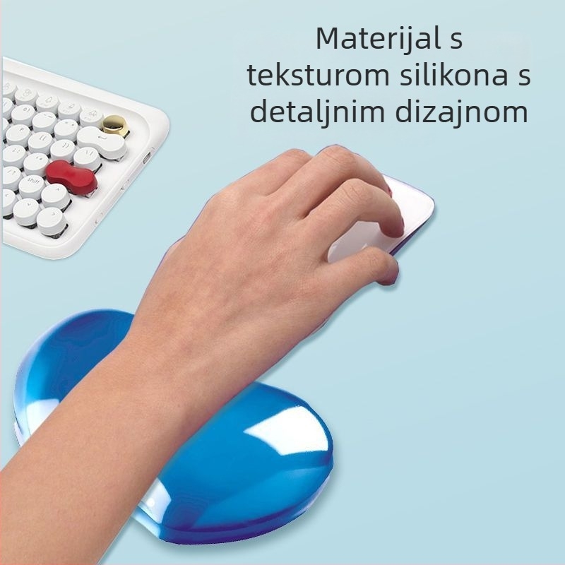 Velika gumena podrška za zglob miša – uredska i gaming upotreba, jednostrana, podrška zgloba, model 91177