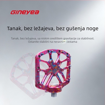 Pedale za planinski bicikl — CNC aluminijska legura, veliki ležaj, model Wz30, marke Gineyea