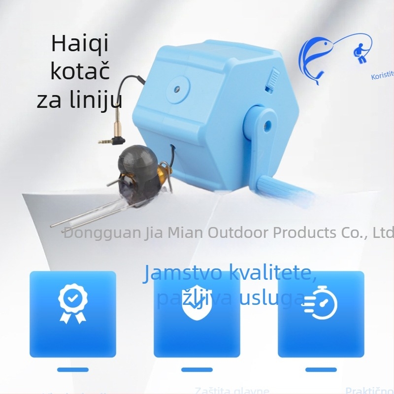 Haiqi navijač kolutić za navijanje ribarskih linija | najlon materijal | licencirana privatna marka