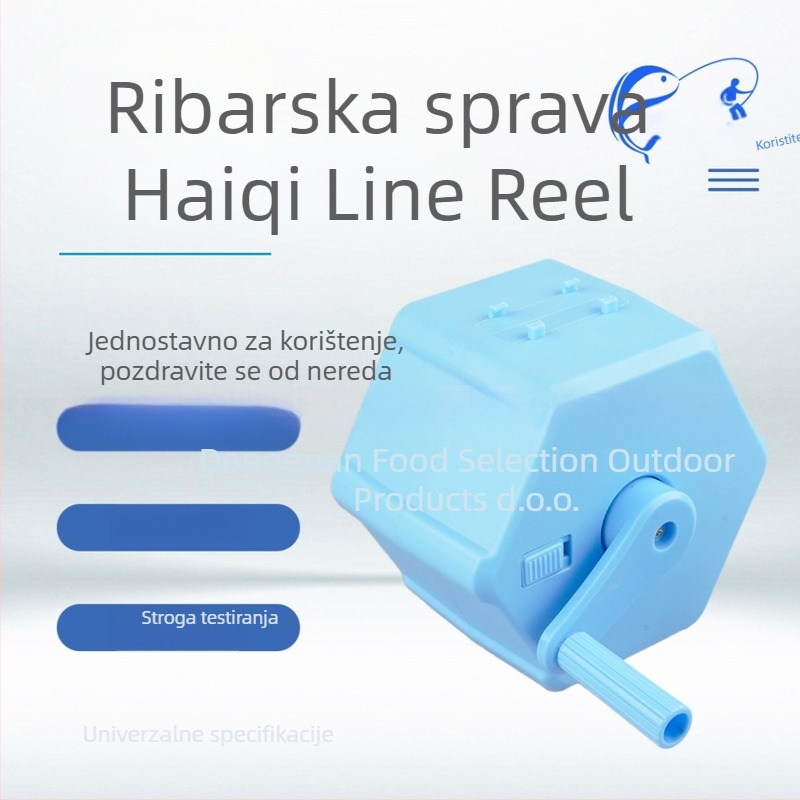 Haiqi navijač kolutić za navijanje ribarskih linija | najlon materijal | licencirana privatna marka