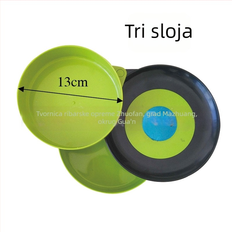 Mingyang magnetska višeslojna posuda za mamce, plastični ribolovni dodatak (dvostruko i trostruko slojevita)