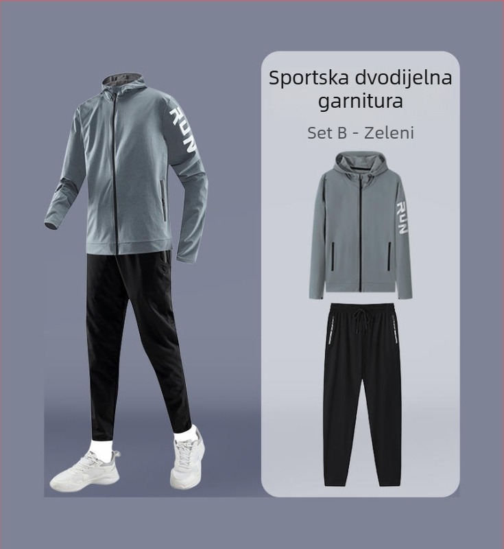Brzo sušeći set za trčanje i biciklizam - fitness i trening na otvorenom, unisex