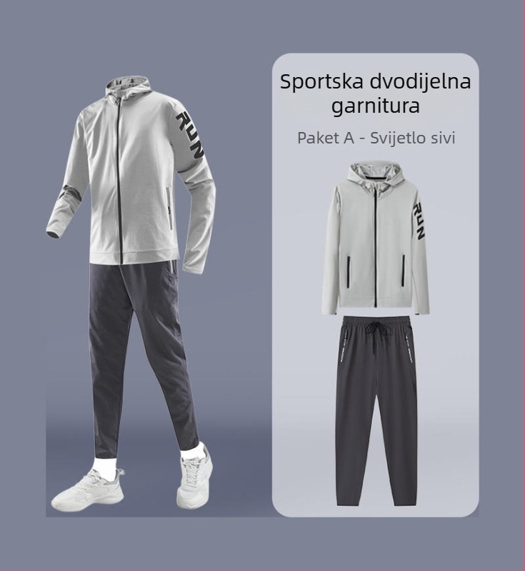 Brzo sušeći set za trčanje i biciklizam - fitness i trening na otvorenom, unisex