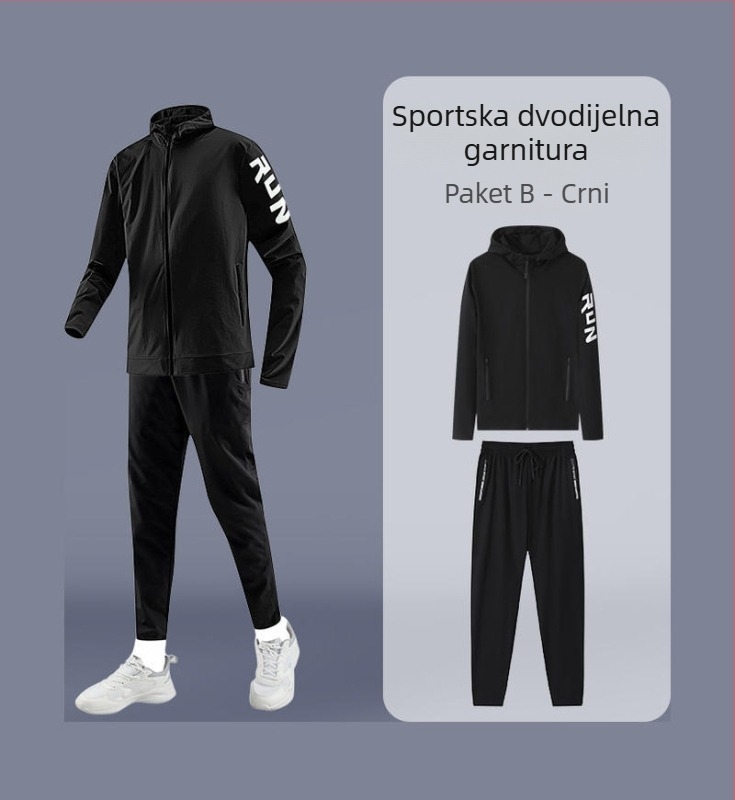 Brzo sušeći set za trčanje i biciklizam - fitness i trening na otvorenom, unisex