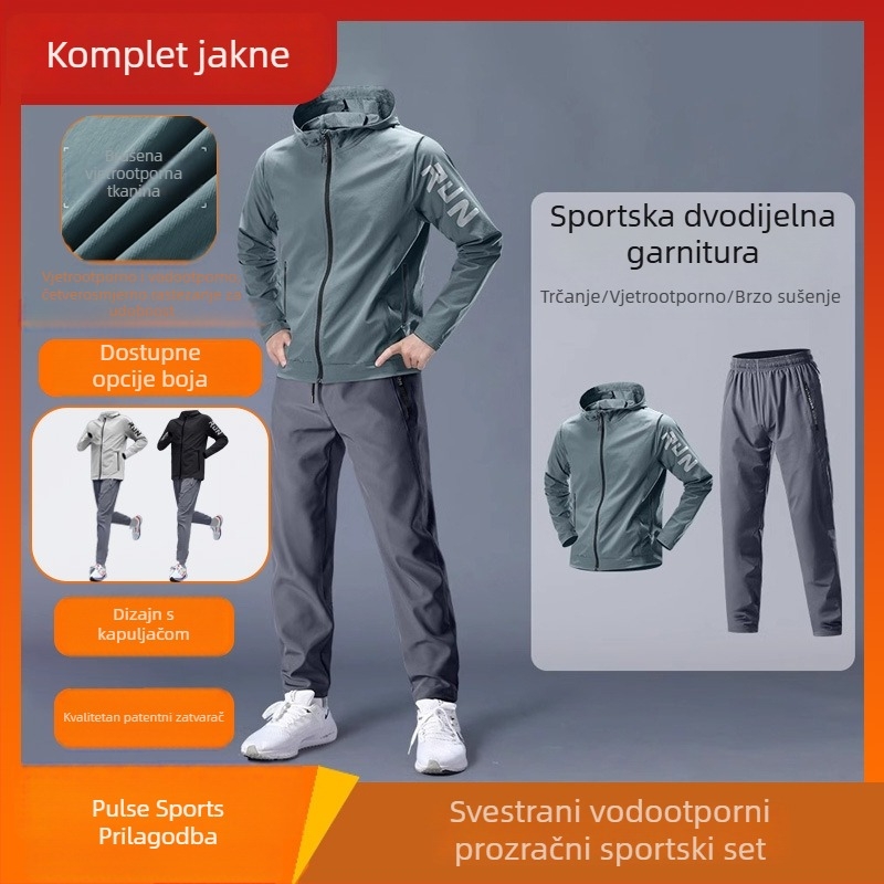 Brzo sušeći set za trčanje i biciklizam - fitness i trening na otvorenom, unisex