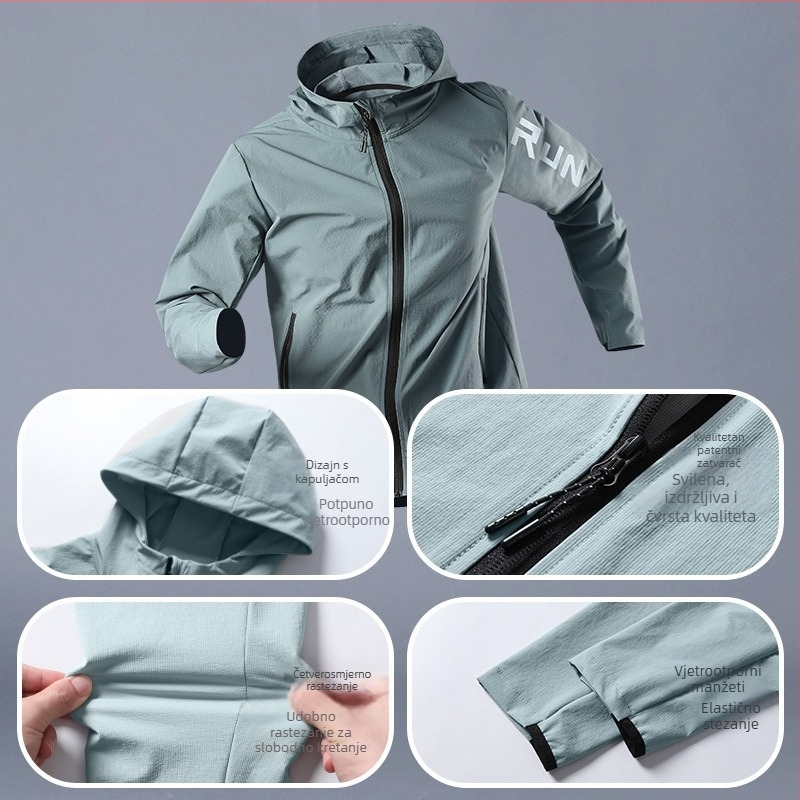 Brzo sušeći set za trčanje i biciklizam - fitness i trening na otvorenom, unisex