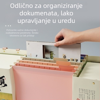 Brzi klip za viseće arhive s klasifikacijskim etiketama, PP materijal, model 260112