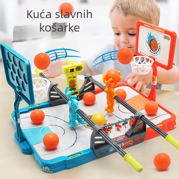 Dječja stolna igra basketa prstima – unutarnje interaktivno natjecanje uz tajmer, za djecu od 4 do 6 godina