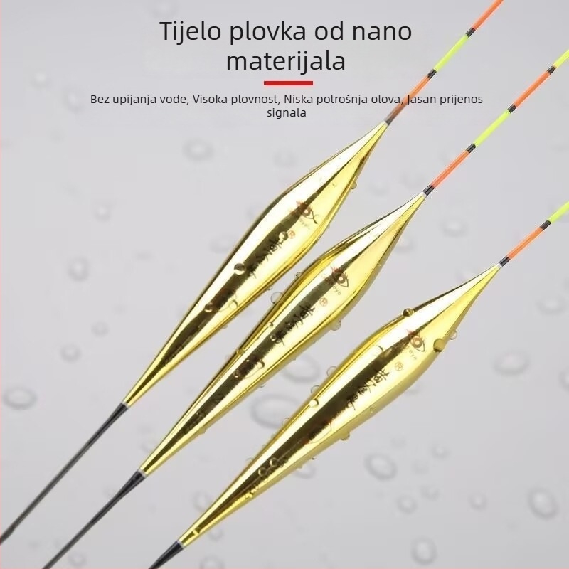 Zlatno izdanje – plovak visoke osjetljivosti za crucian carp i carp, za Black Pit natjecateljski divlji ribolov (miješani uzgoj)