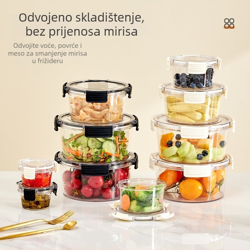 Qiaofeng plastična kutija za hranu s poklopcem — moderan jednostavan dizajn, funkcija brtvljenja