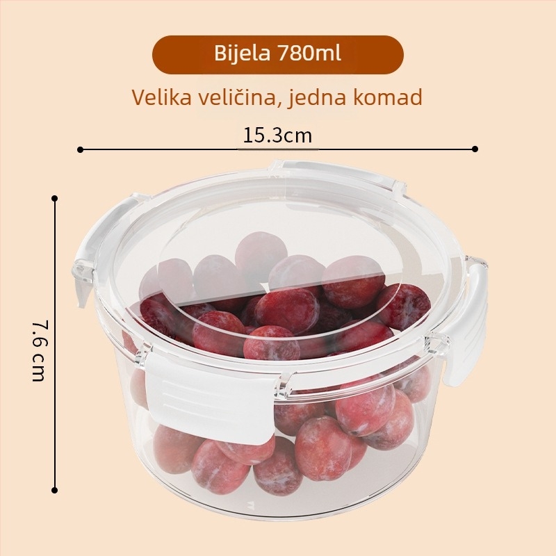 Qiaofeng plastična kutija za hranu s poklopcem — moderan jednostavan dizajn, funkcija brtvljenja