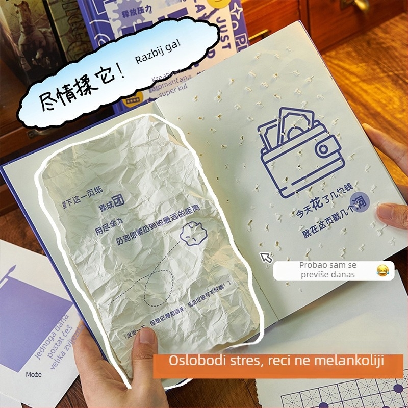 Hewu bilježnica — French-fold veza, Dowling papir, 80 g, 100 stranica