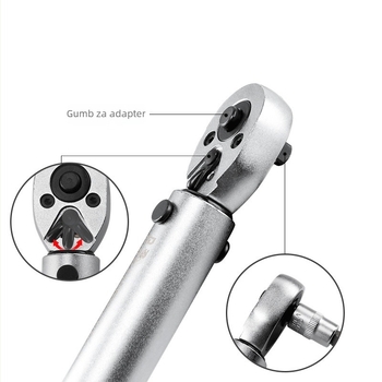 CXWXC moment ključ za popravak bicikla, set alata za popravak bicikala, podesivi moment, krom-vanadijski čelik