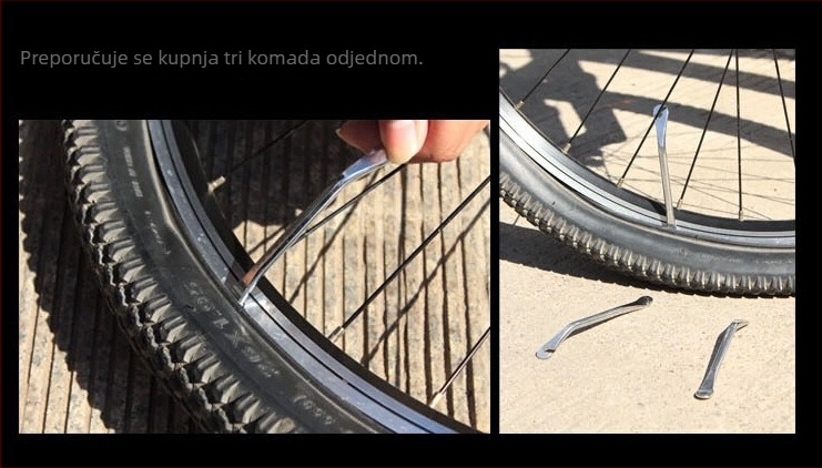 Halon čelični alat za popravak guma za planinski bicikl