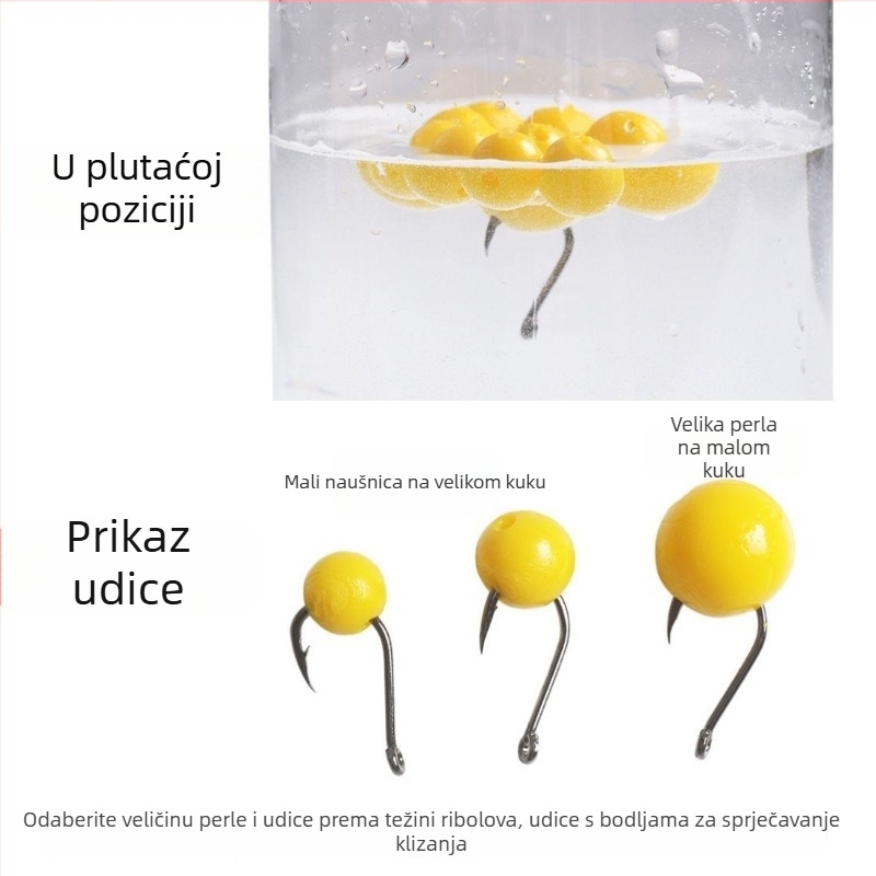Anova Bionic Soft Bait, TPE mamac, plutujuće kuglice za ribolov, granule za mamac