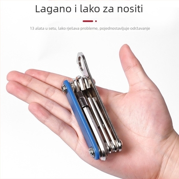 Set alata za popravak bicikla, višenamjenski set ključeva, 15-u-1 / 16-u-1, metal, marka Jielun
