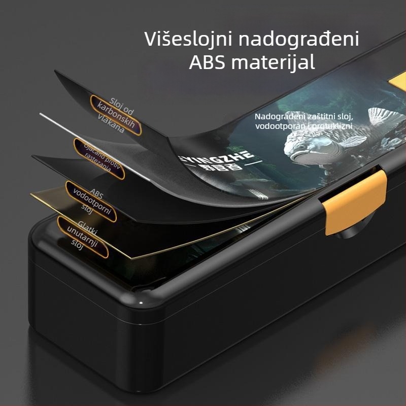Camper produžni kutija za ribolovnu opremu – višestruka kutija za pohranu plovaka, udica i varalica (ABS)