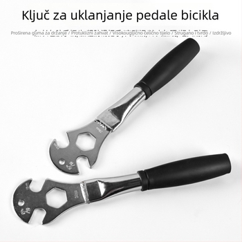 Ključ za pedale za planinski bicikl – čelični alat za demontažu prednje i zadnje osovine, marka Linding