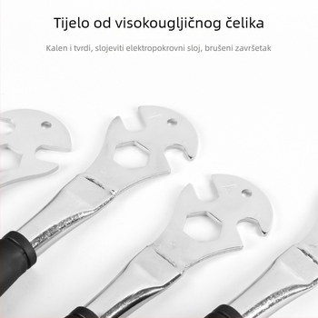 Ključ za pedale za planinski bicikl – čelični alat za demontažu prednje i zadnje osovine, marka Linding