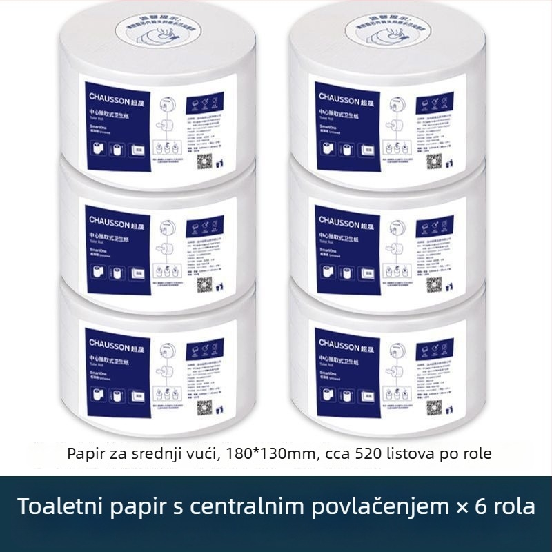 Zidni kutija za papir s centrim povlačenjem, za hotele i kućne kupaonice, plastična, model CSZJH-8910, vodootporna i višenamjenska.